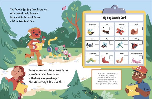 The Math Adventurers: Go Looking for Bugs: Building Multiplication Skills