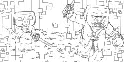 Alternative view 5 of A Minecraft Movie Official Coloring Book