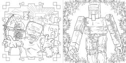 Alternative view 7 of A Minecraft Movie Official Coloring Book