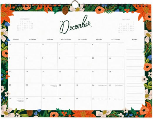 Rifle Paper Co. 2021 Garden Appointment Calendar by Rifle Paper Co