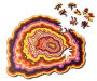 Agate Orange Wooden Jigsaw Puzzle (180 Pieces)