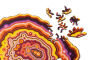 Alternative view 2 of Agate Orange Wooden Jigsaw Puzzle (180 Pieces)