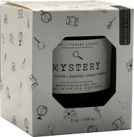 Title: 8 oz Literary Candle Mystery - Smoked Vanilla