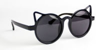 Title: Black Cat Kids Glasses