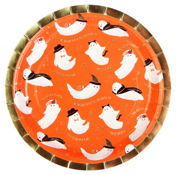 Cute Ghosts Cocktail Plate