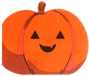 Alternative view 2 of Die Cut Pumpkin Napkin