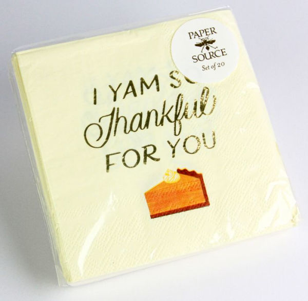 I Yam So Thankful Cocktail Napkins