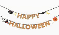 Title: Happy Halloween Glitter Garland