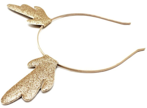 Gold Reindeer Headband