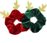 Alternative view 1 of Reindeer Scrunchie S/2