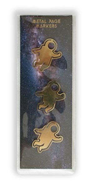 Metal Astronaut Set of 3 Bookmarks