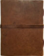 Alternative view 2 of Brown Leather Journal with Belt Buckle Closure, 192 unlined pages, 6