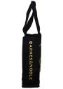 Alternative view 2 of 100% Cotton Black Canvas Tote with Gold Colour Print