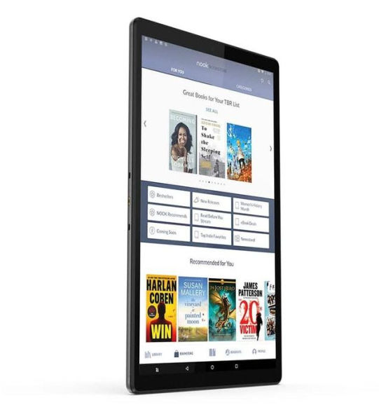 Lenovo Tab M10 HD 2nd Gen 10.1 32GB WiFi Tablet - Android 10 - with Nook  HD e-Reader (Renewed)