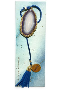Title: Agate Charm Bookmark Blue
