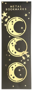 Title: Set of 3 Metal Crescent Moon Bookmarks