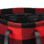 Alternative view 4 of B&N Exclusive Red Buffalo Plaid Sherpa Tote