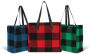 Alternative view 4 of B&N Exclusive Green Buffalo Plaid Sherpa Tote