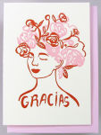 Alternative view 3 of Thank You Greeting Card Gracias Woman