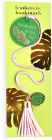 Bookmark Leatherette with Tassel and Enamel Charm Find Me Under The Palm Tree