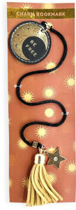 Title: Bookmark Leatherette Be Free Tassel and Enamel Charm Star