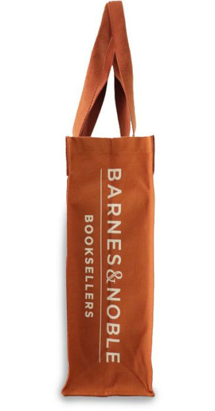 A Bag of Books Tote, 100% Cotton Rust Canvas