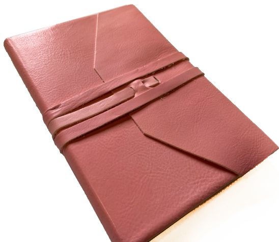 Pink Wrap Leather Journal
