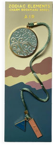 Title: Zodiac Elements Charm Bookmark - Air