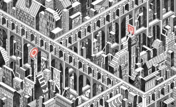 Extreme Labyrinths: Cityscapes