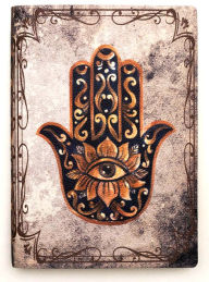 Title: Leather Journal - Hamsa Hand