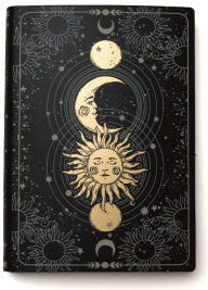 Title: Leather Journal - Sun/Moon