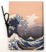 Alternative view 2 of Leather Journal w/ Lace - Hokusai Wave