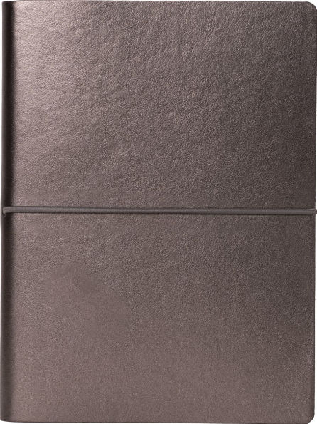 Smooth Black Leather Journal w/ Snap