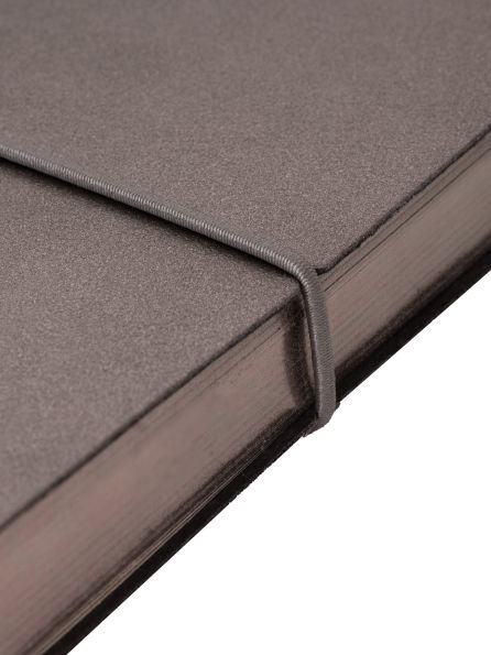 Smooth Black Leather Journal w/ Snap