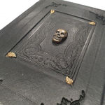 Alternative view 3 of Leather Journal - Skull