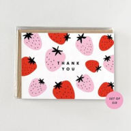 Title: Thank You Funky Strawberries S/6