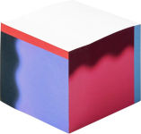 Alternative view 2 of Wavy Colorblock Chunky Sticky Notes