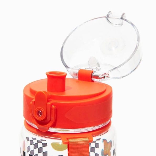 Checkered Icons Water Bottle