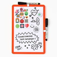 Title: Checkered Icons Dry Erase Board Set