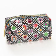Title: Checkered Icons Pencil Case