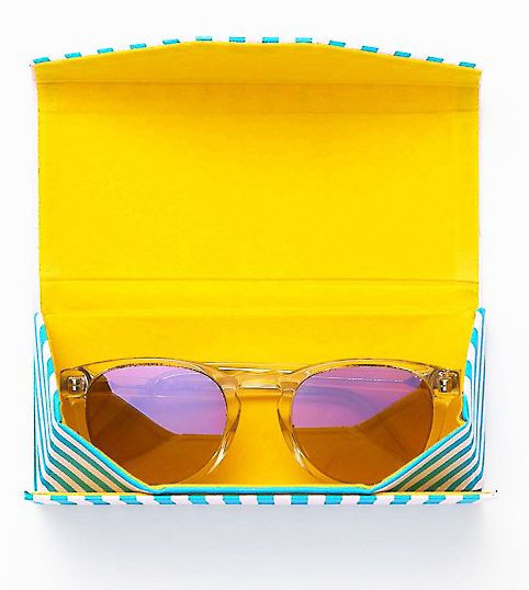 Striped Sunglasses Case