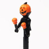 Title: Halloween Dracula Pumpkin Punching Pen