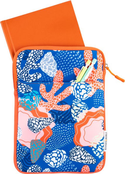 Abstract Coral Book Sleeve - Small