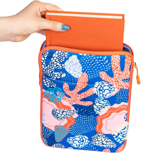 Abstract Coral Book Sleeve - Small