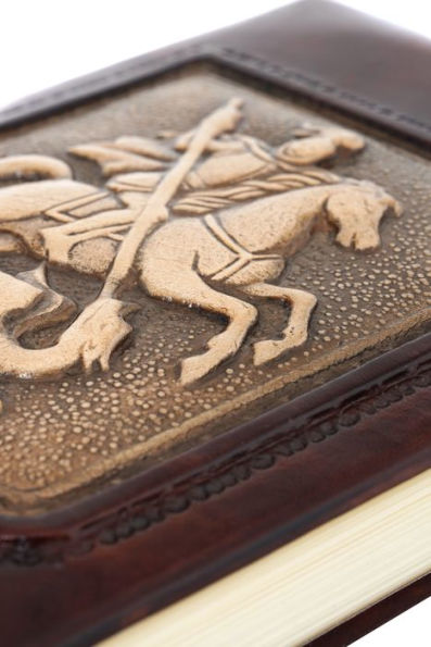 St. George Embossed Leather Journal