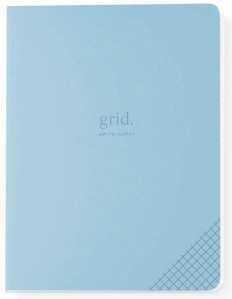 Grid Composition Notebook - Blue