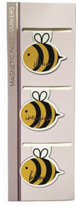 Title: Bookmark Magnetic 3 Pc Bees