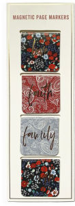 Title: Bookmark Magnetic 4 Pc Love, Faith, Family, Laugh