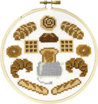 Title: Bread Head DIY Cross Stitch Kit