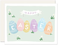 Easter Greeting Card Happy Easter Eggs